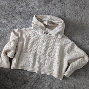 Zara Off-White Knit Sweater